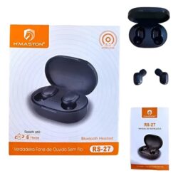 Fone de Ouvido Bluetooth Sem Fio com Microfone Hmaston RS-27